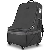 YOREPEK Car Seat Travel Bag with Wheels, Padded Car Seat Backpack, Large Carseat Travel Bag for Airplane, Gate Check Bag, Car