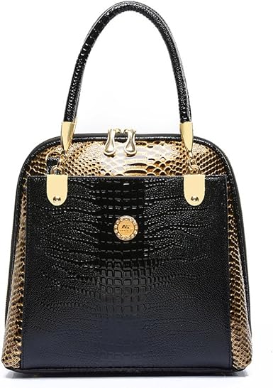 crocodile embossed leather handbags