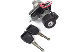 Atlantic British Ltd. Ignition Lock Switch Retrofit Replacement Kit of QRF000080 with Two (2) Spare Keys for Land Rover Discovery 2 (No Key Programming Required)