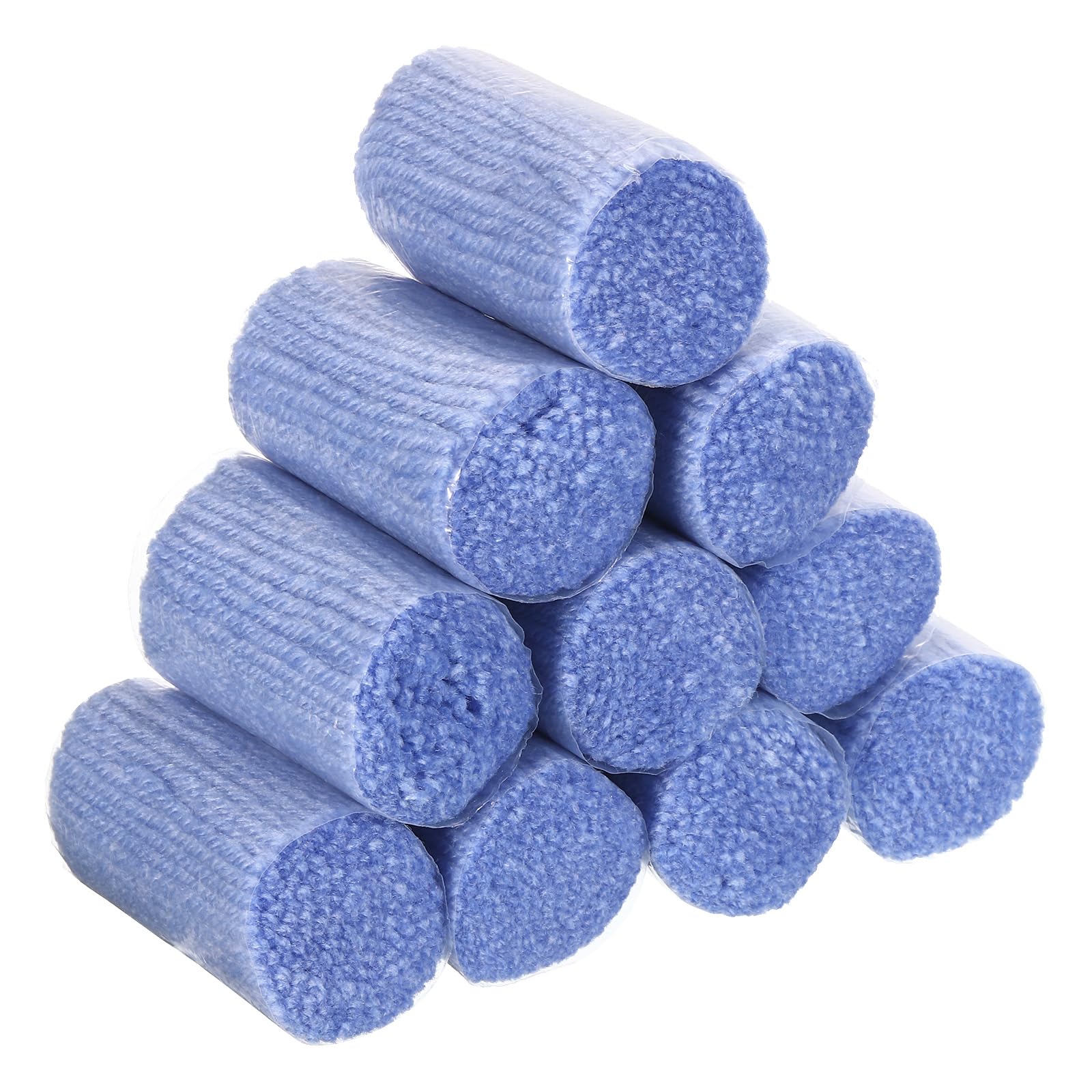 PATIKIL 10 Rolls Latch Hook Yarn, Latch Hook Kit Yarn Precut Hook Rugs Yarn Making Crochet Bundles for Latch Hook Rug Adults Beginners Tapestry DIY Craft, Blue
