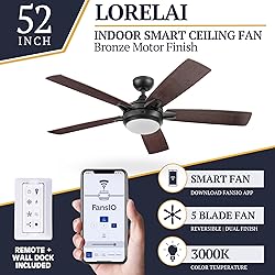 Prominence Home 51649-01 Lorelai Smart Ceiling Fan