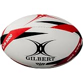 Gilbert G-TR3000 Rugby Union League Ball White/Green