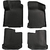 Husky Liners Classic Style Floor Mats | Fits 2000-2004 Volkswagen Golf & Jetta; 1998-2010 Beetle | Front & 2nd Row, 2-pc Black - 89311