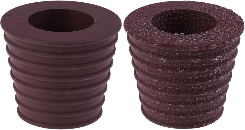 Amazon Com Locolo 2 Pack Umbrella Pole Wedge Fits 1 5 Inch Umbrella Umbrella Cone For Patio Table Hole Opening Base 1 9 To 2 6 Inch 2 Brown Garden Outdoor