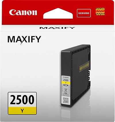 Canon PGI-2500 Yellow Ink Tank 9.6ml Original for MAXIFY iB4050 MB5050
