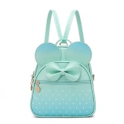 KL928 Girls Mini Backpack Bowknot Polka Dot Cute