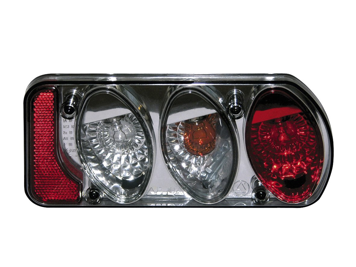 EUFAB 11500 Glass for Rear Light Smoked Glass Version