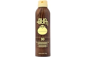 Sun Bum Original SPF 30 Sunscreen Body Spray - Broad Spectrum Moisturizing Sunscreen with Vitamin E - Hawaii 104 Act Compliant (Made without Octinoxate & Oxybenzone) - 6 oz