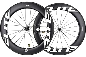 ELITEWHEELS Road Bike Carbon Wheels 700c Clincher 30/38/50/55/60/82mm Carbon Wheelset Tubeless Ready Cycling Wheel U Shape