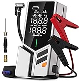 Portable Car Jump Starter with Air Compressor, 150PSI Tire Inflator with 44.4Wh Battery, car Battery Jump Starter for 6.0L Ga