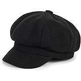 Kids-Girls-Wool-Newsboy Cap - Vintage Winter Outdoor-Boys-Beret Cabbie Hat-Octagonal Toddler Painter Cap for 3-8 Years