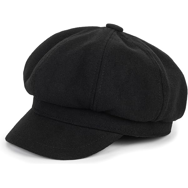 Kids Wool Blend Newsboy Cap Tweed Flat Cap - Boys Vintage Beret Cabbie