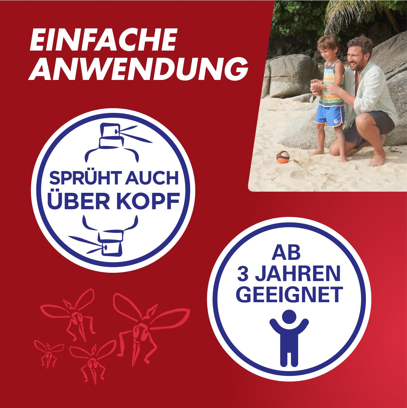 Anti Brumm Forte Reisebundle, Pumpspray 150 ml+Flugbeutel: Insekten-Repellent für effektiven Schutz gegen Mücken und Zecken, Mückenspray mit DEET 7