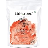 Mi Nature 100% Pure Hibiscus (Gudhal) Powder 114g (4 oz) | 100% Natural (Sabdariffa) Powderfor Hair Care, Face Pack, Tea & DI