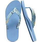 KuaiLu Womens Arch Support Flip Flops Ladies Comfort Lightweight Soft Yoga Mat Cushion Walking Thong Sandals