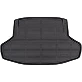 Cartist Cargo Liner Compatible with 2022-2025 2026 Honda Civic Sedan (NOT for Hatchback) All Weather Trunk Mat Anti-Slip High Side Carpet Protection TPE Odorless