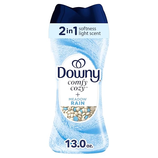 DOWNY COMFY COZY IN-WASH LAUNDRY SCENT BOOSTER BEADS, MEADOW RAIN SCENT, 13 OZ, SOFTNESS AND FRESHNESS