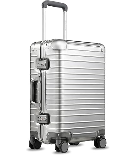 Amazon.com | LUGGEX All Aluminum Carry On Luggage with Wheels