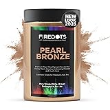 FIREDOTS Pearl Bronze Mica Powder for Epoxy Resin, Bronze Pigment Powder, Cosmetic Grade Mica for Lip Gloss, Soap and Body Bu
