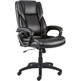 Staples Kelburne Luxura Office Chair, Black, Swivel Base | Comfortable seating designed for everyday professional office use.