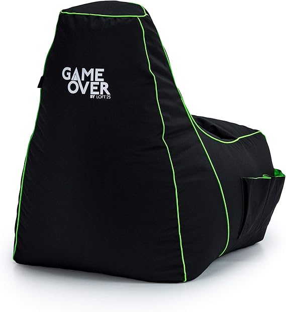 Game Over 8Bit Kids Children Mini Video Gaming Bean Bag Chair Indoor