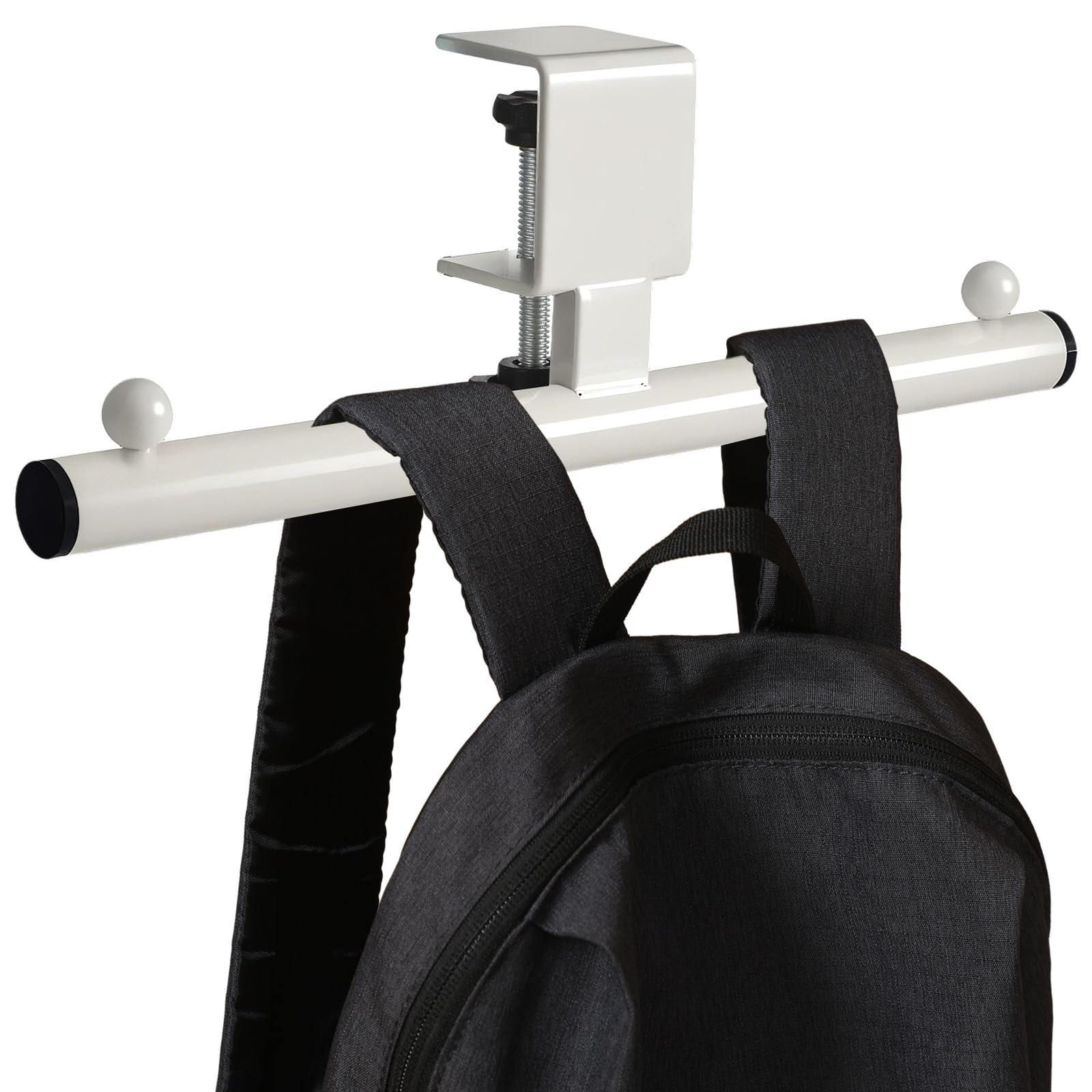 Photo 1 of Geelin 1 Pcs White Heavy-Duty Bag Hook for Desk or Table Bag Hanger Backpack Holder Purse Hook Table Handbag Hanger Organizer Storage Under Desk for Office Classroom Dorm Back to School Accessories