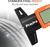 Preciva 2pcs Tyre Tread Depth Gauge 0-25.4mm Digital Large LCD UK view 4
