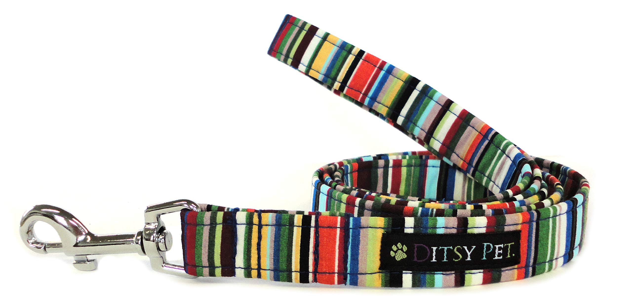 Ditsy Pet Joseph Striped Lead L/XL