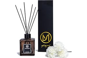 YINMI Reed Diffuser 6.7 oz (200ml), Black Rose Scented Reed Diffuser Set,Reed Diffuser & Oil Diffuser Sticks, Aromatherapy, Home & Kitchen Décor,Fragrance and Gifts