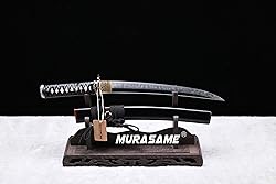 MURASAME Tanto Sword L6 Steel Choji Hitatsura Hamon