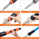 Preciva Wood Burning Kit Pyrography Pen 6 Tips Leather Soldering Iron view 6