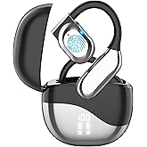 AI Language Translator Earbuds, OWS Real-Time 3-in-1 Translation Earbuds 144 Languages & Accents, Translation Device for Travel Business Learning，Black
