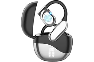 MERRYKING AI Language Translator Earbuds, OWS Real-Time 3-in-1 Translation Earbuds 144 Languages & Accents, Translation Device for Travel Business Learning, Black