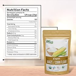 Organic Zing Maize Flour | Gluten-free Corn/ Maize
