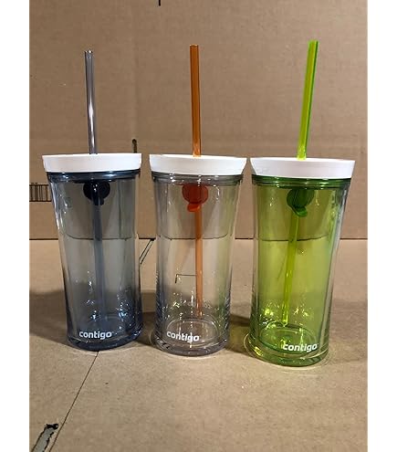 保存容器・ケース Contigo Shake & Go Plastic Tumblers Amazon.com