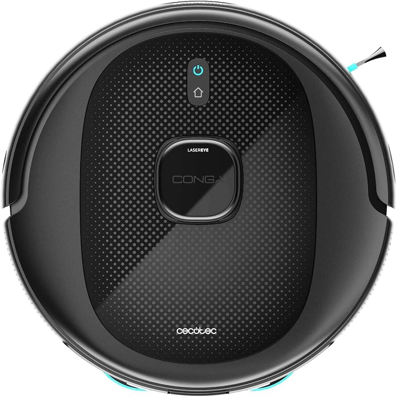 Aspirador de pó robô cecotec conga 9990 ai spin revolution ultra power home, 10.000 pa, navegação a laser, base com esvaziamento automático, inteligência artificial, prevenção de objetos, controle de aplicativos, autonomia de 240 min