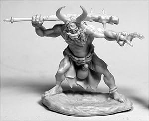 Reaper Miniatures Rogaku, Oni #77472 Bones Unpainted Plastic Mini Figure
