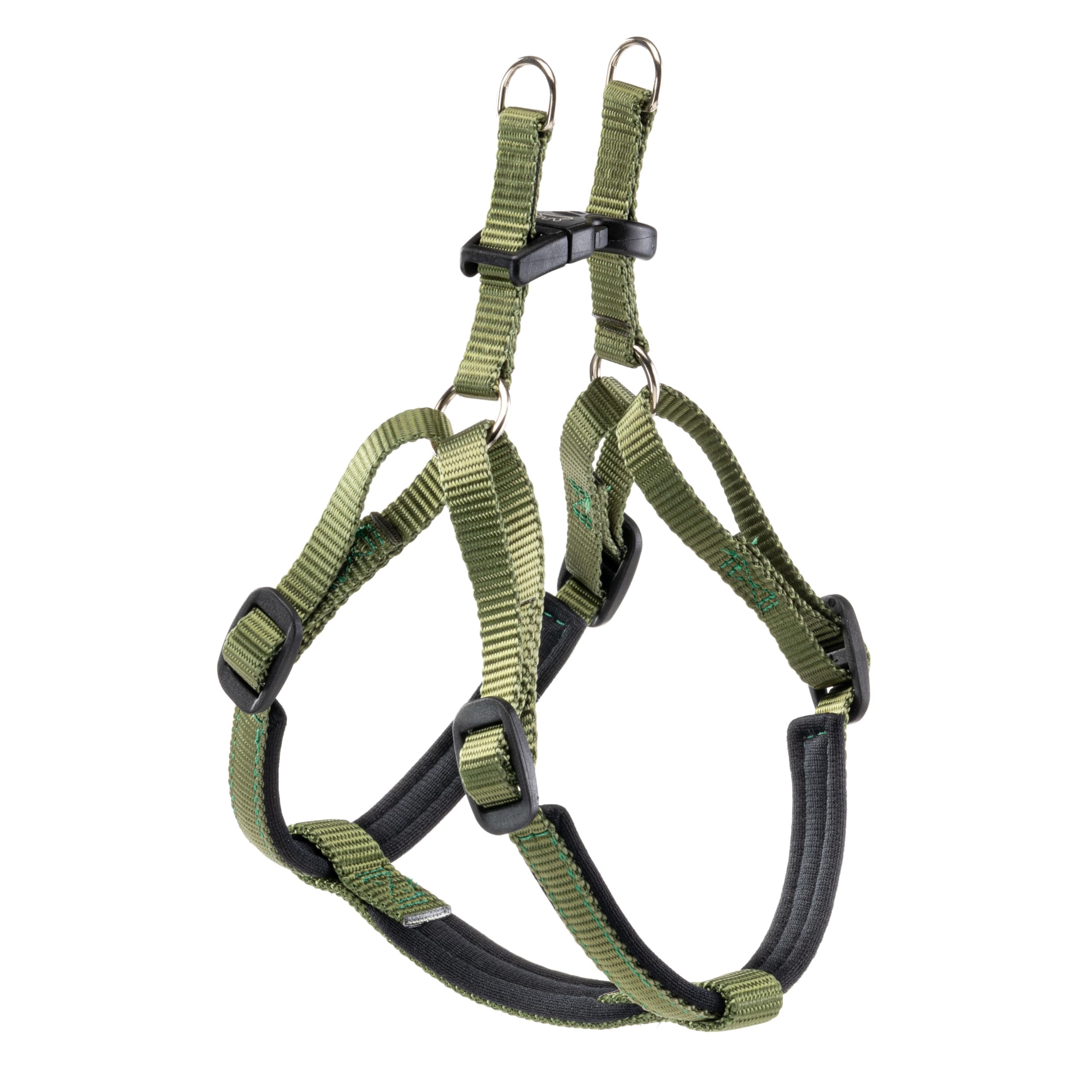 Ferplast Dog Harness DAYTONA, Small Dog Harness, Padded, Adjustable, Green