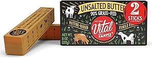 Vital Farms Unsalted Butter, 8oz