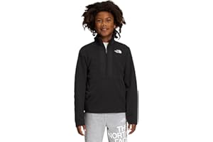 The North Face Teen Glacier 1/2 Zip Pullover Kids Fleece TNF Black Sz S