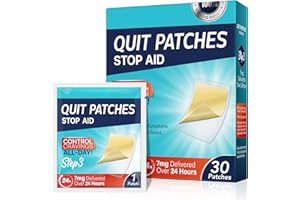 XWXUANYE 7 mg Step 3 Patches, Patch, Aid, Easy and Effective Anti-Stickers, Best Product to Help with Behavioral Support Program (30 Patches)