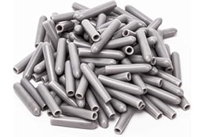 LUTER 100 pieces Dishwasher Rack Tine Prong Repair End Cover Caps Tip Caps Repair Tip Tine Kit Antirust?Gray