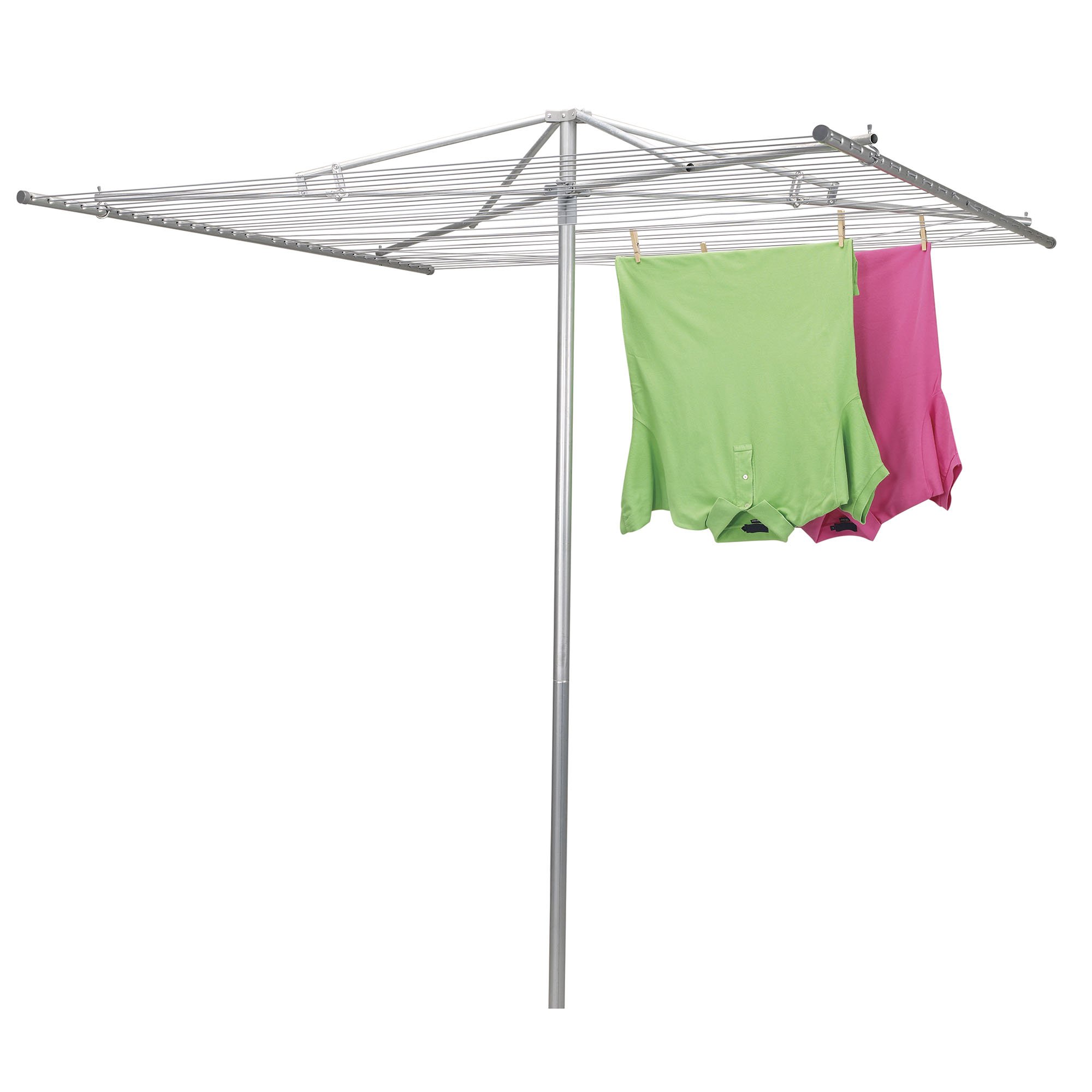 Household Essentials 171401 Rotary Outdoor Umbrella Drying Rack