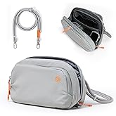 ULANZI YY08 Sling Bag Everyday Shoulder Bag for DJI Osmo Pocket 3/GoPro/Insta360 Action Cameras, Vlog Photography Crossbody Portable Bag Small Camera Case w Detachable Strap, 2L, Gray