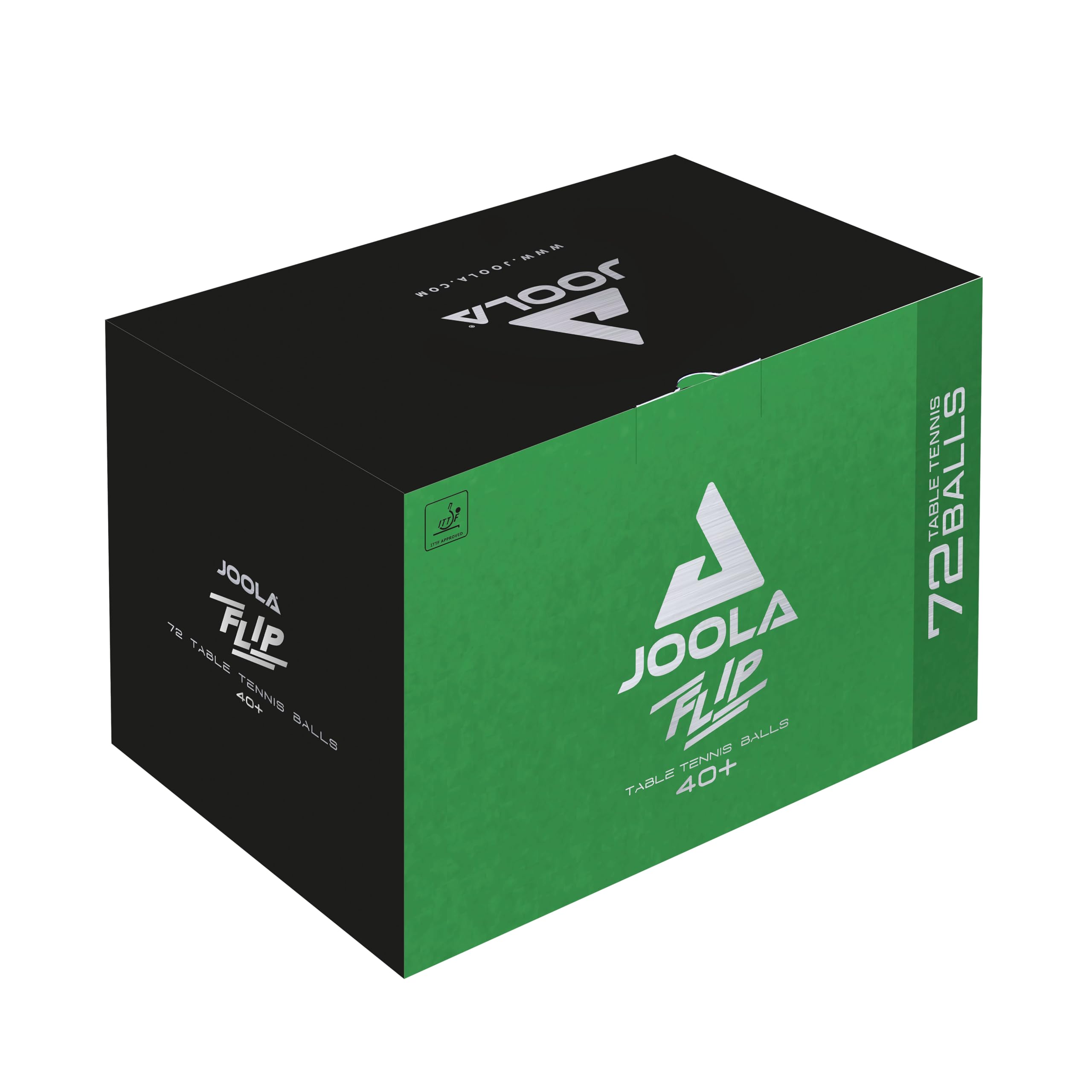 JOOLA Unisex Adult FLIP WHITE 40+ 72 Tt-balls - White,