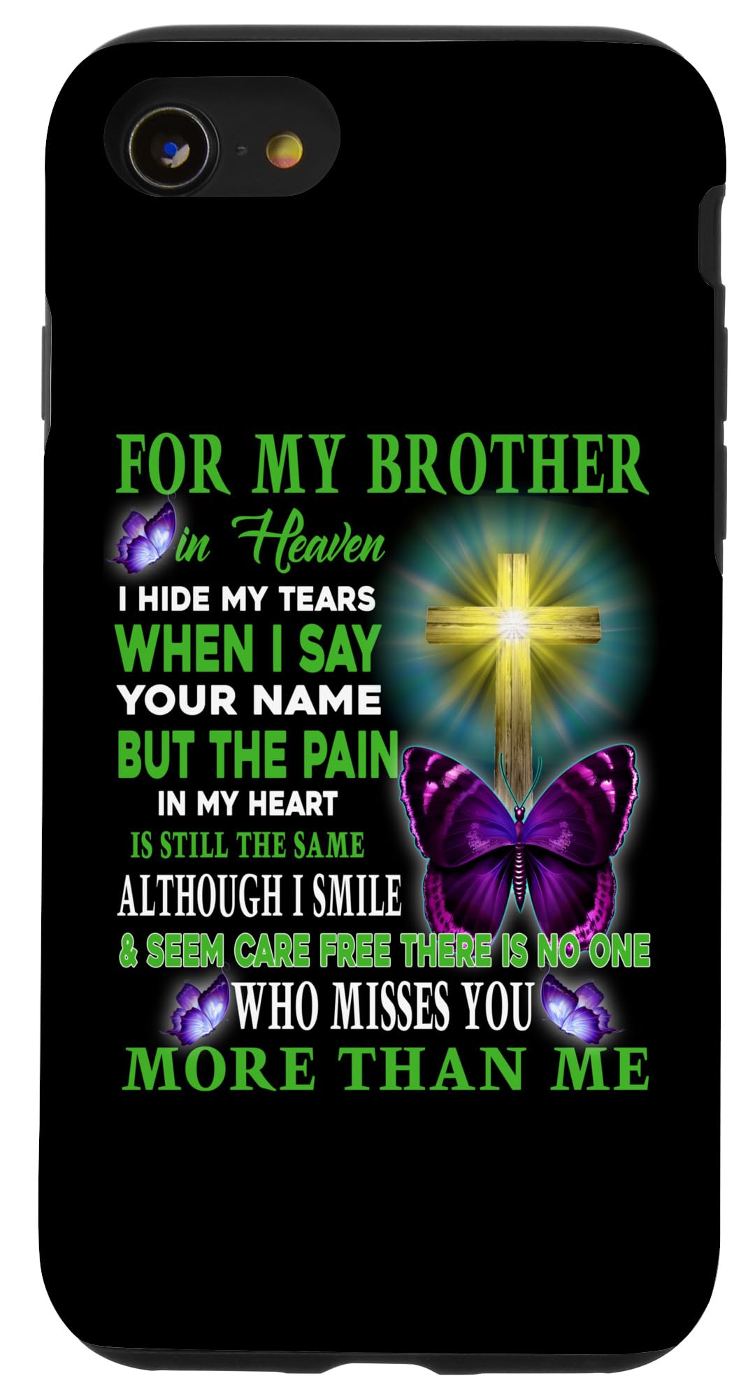 iPhone SE (2020) / 7 / 8 For Brother Lives In Heaven, Missed Memorial Of My Brother Case