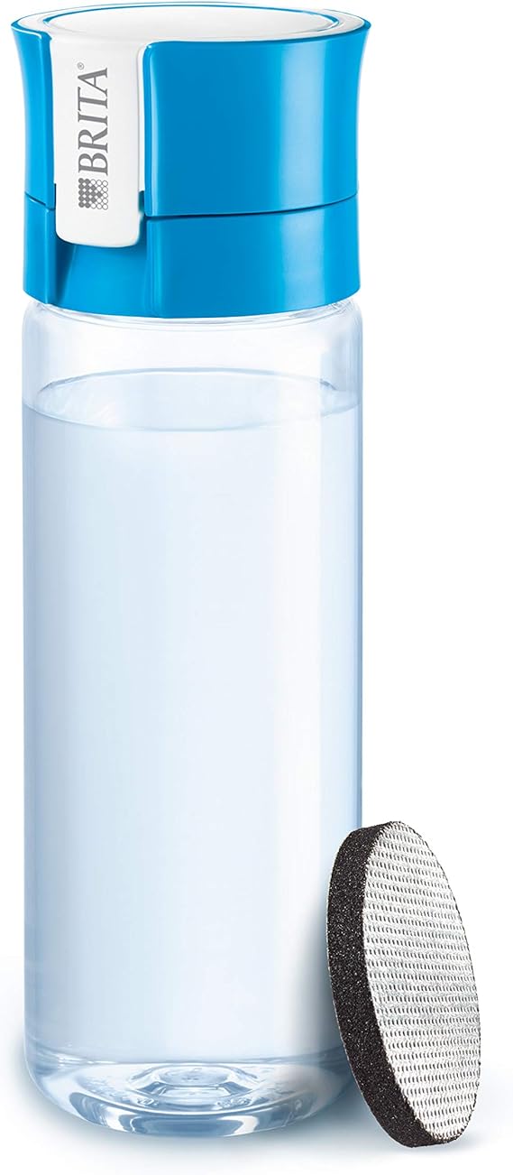 BRITA Fill&Go Vital water filter bottle, BPA free, Blue 600ml Amazon