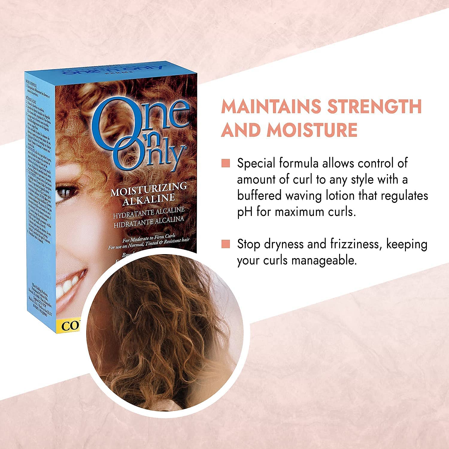 One 'n Only Moisturizing Alkaline Perm with Argan Oil, Moderate to Firm
