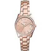 Fossil Women's Scarlette Mini Quartz Stainless Steel Three-Hand Watch