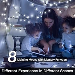 Ollny Christmas Tree Lights 400LED 132FT, Remote